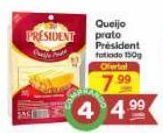 Queijo prato président 150g