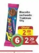 Supermercados Princesa Biscoito recheado trakinas 120g oferta