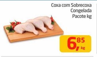 Tenda Atacado Coxa com sobrecoxa congelada pacote kg oferta