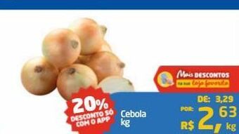 Tenda Atacado Cebola kg oferta