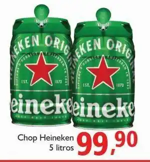 Supermercados ABC Chop heineken 5 l oferta