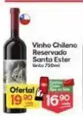 Supermercados Princesa Vinhos chileno reservado 750ml oferta