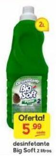 Supermercados Princesa Desinfetante big soft 2l oferta