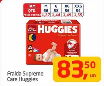 Tenda Atacado Fralda supreme care huggies oferta