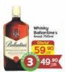 Supermercados Princesa Whisky ballantine´s 750ml oferta
