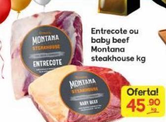 Entrecorte ou baby beef montana steakhouse kg