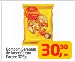 Bombom serenata de amor garoto pacote 825g