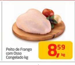 Tenda Atacado Peito de frango com osso congelado kg oferta