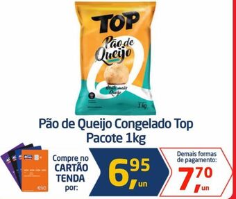 Tenda Atacado Pão de queijo congelado top pacote 1kg oferta