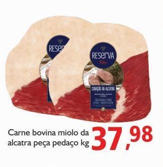 Carne bovina miolo da alcatra peça pedaço kg
