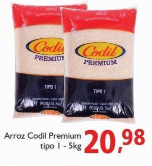 Supermercados ABC Arroz codil premium tipo 1 - 5kg oferta