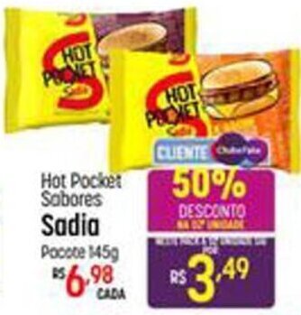 Muffato Hot Pocket Sabores Sadia Pacote 145g oferta