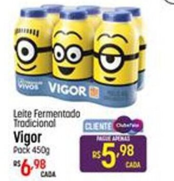 Muffato Leite Fermentado Tradicional Vigor Pack 450g oferta