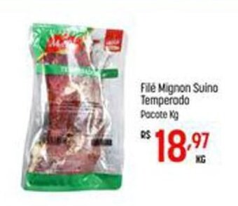 Muffato Filé Mignon Suino Temperado Pacote Kg oferta