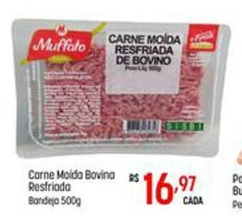 Muffato Carne Moida Bovina Resfriado Bandeja 500g oferta