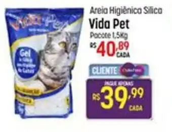 Muffato Areia Higienica Silica Vida Pet Pacote 1.5kg oferta