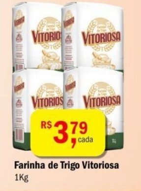 Ultrabox Farinha de Trigo Vitoriosa 1kg oferta
