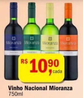 Ultrabox Vinho Nacional Mioranza 750ml oferta