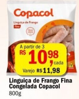 Ultrabox Linguiça de Frango Fina Congelada Copacol 800g oferta