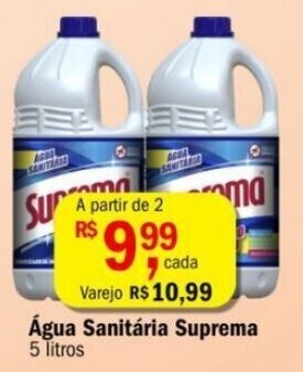 Ultrabox Água Sanitária Suprema 5 litros oferta