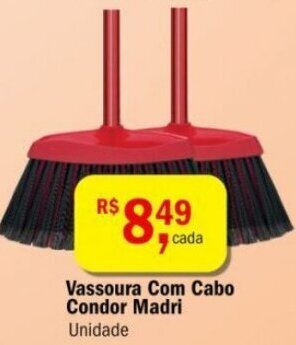 Vassoura Com Cabo Condor Madri Unidade