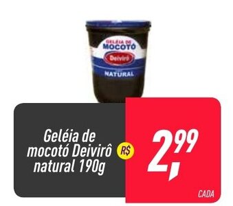 Frangolândia Geleia de mocoto Deiviro natural 190g oferta