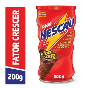 Super Lagoa Achocolatado em pó nescau 2.0 200g oferta