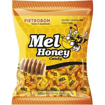 Supermercados Andreazza Bala de mel pietrobon embalagem 250g oferta