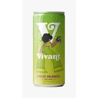 Coocerqui Vinho branco vivant lata 269ml oferta
