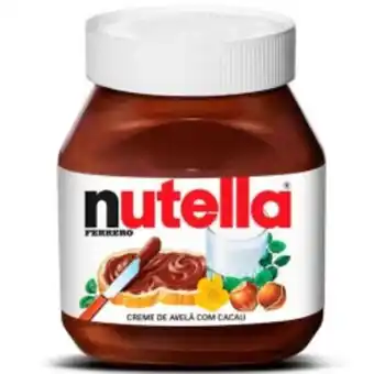 Rede Compras Creme de avelã com cacau nutella pote 140g oferta