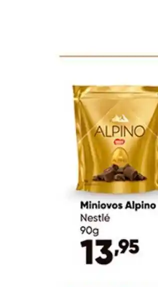 Zaffari Miniovos Alpino Nestlé 90g oferta