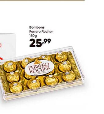 Zaffari Bombons Ferrero Rocher 150g oferta