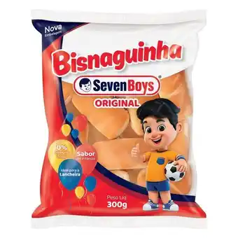 Arena Atacado Pão bisnaguinha original zero gorduras trans seven boys pacote 300g oferta