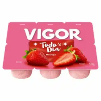 Iogurte vigor morango todo dia 510g
