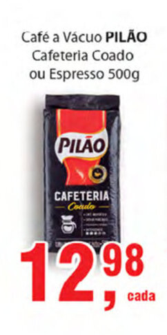 Supermercados Mundial Cafe a Vacuo Pilao 500g oferta