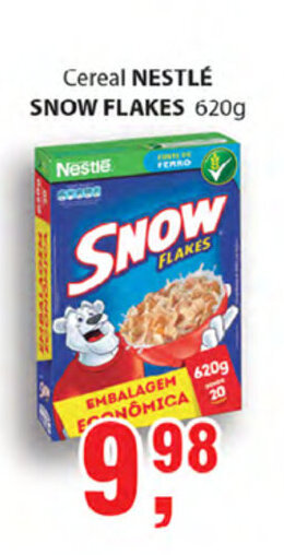 Supermercados Mundial Cereal Nestle Snow Flakes 620g oferta