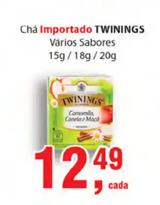 Supermercados Mundial Cha Importada Twinings 15g/18g/20g oferta