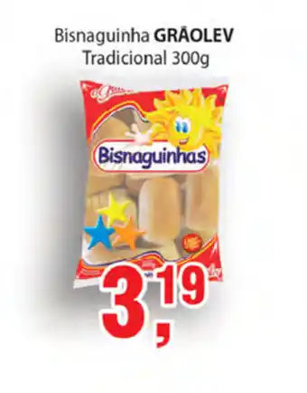 Supermercados Mundial Bisnaguinha Graolev tradicional 300g oferta