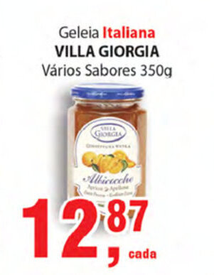 Supermercados Mundial Geleia Italiana Villa Giorgia 350g oferta