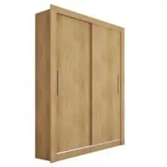 Novo Mundo Guarda roupa solteiro grande 2 portas glass marrom caemmun oferta