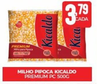 MILHO PIPOCA KICALDO PREMIUM PC 500G