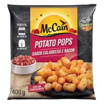 Batata potato pops mc cain calabresa e bacon 400g