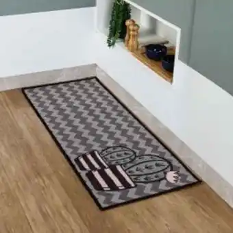 Tapete para cozinha napoli 50x120cm havan - cactos