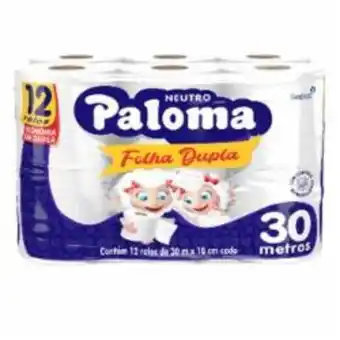 Papel hig paloma fd 12x1 30m