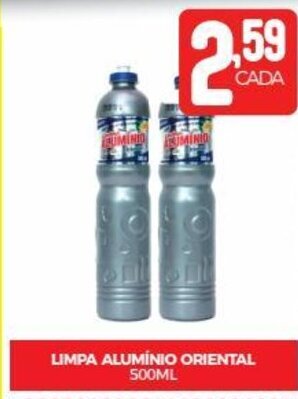 Fort Atacadista LIMPA ALUMÍNIO ORIENTAL 500ML oferta