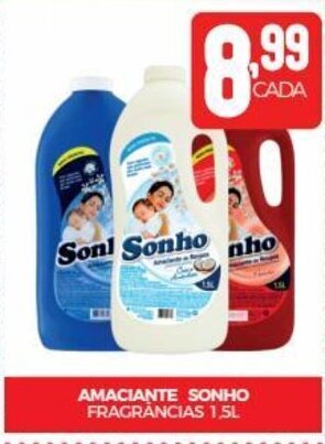 Fort Atacadista AMACIANTE SONHO FRAGRÂNCIAS 1,5L oferta