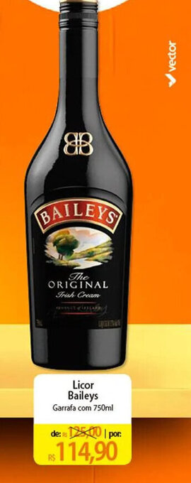 Atacadão Licor Baileys Garrafa com 750ml oferta