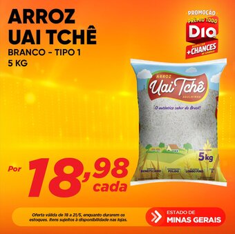 Dia ARROZ UAI TCHÊ BRANCO - TIPO 1 5 KG oferta