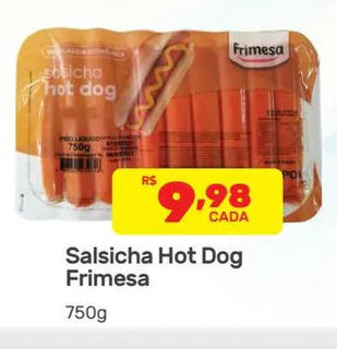 Supermercados Condor Salsicha Hot Dog Frimesa 750g oferta