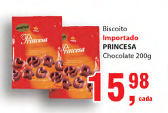 Supermercados Mundial Biscoito Importado Princesa 200g oferta